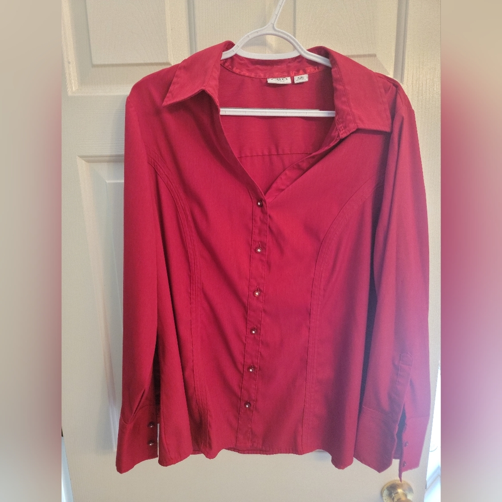 Cato 18/20 Red Button Up Shirt